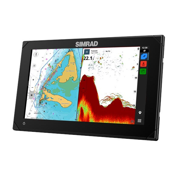 SIMRAD NSX 3009,  Touchscreen Chartplotter with Built-In Sounder, No Transducer