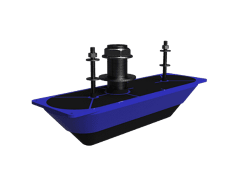 Navico Structurescan 3D Th Transducer Thru Hull Chirp Stainless 600W