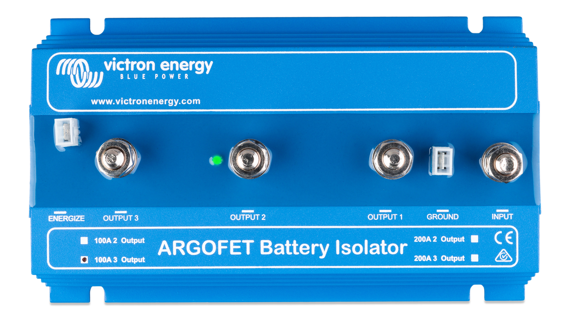 Victron Energy Argo FET Battery Isolators 100-3AC (3 Batteries 100 amp)