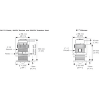 Furuno DST-810PSF Transducer, thru-hull, NMEA 2000, depth, speed, temp