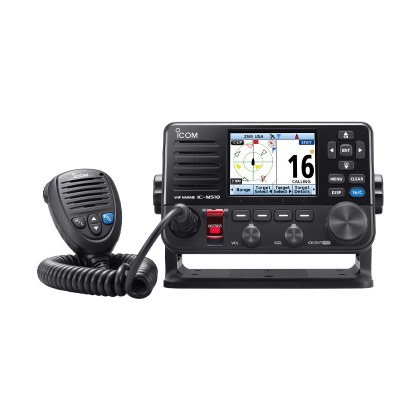 Icom M510 EVO Marine VHF/AIS Radio with GPS, N2K & AIS rec.