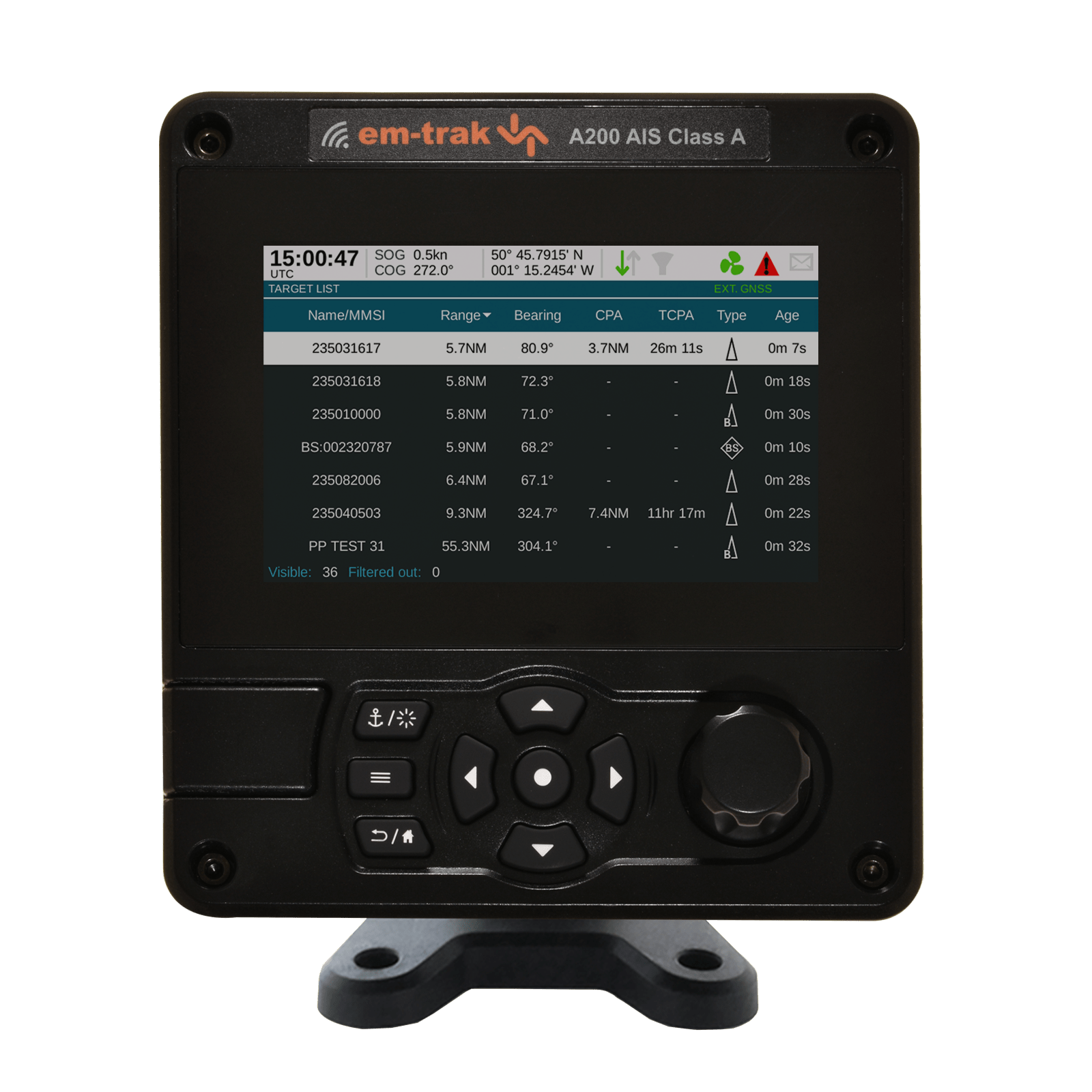 Em Trak A200 Class A AIS