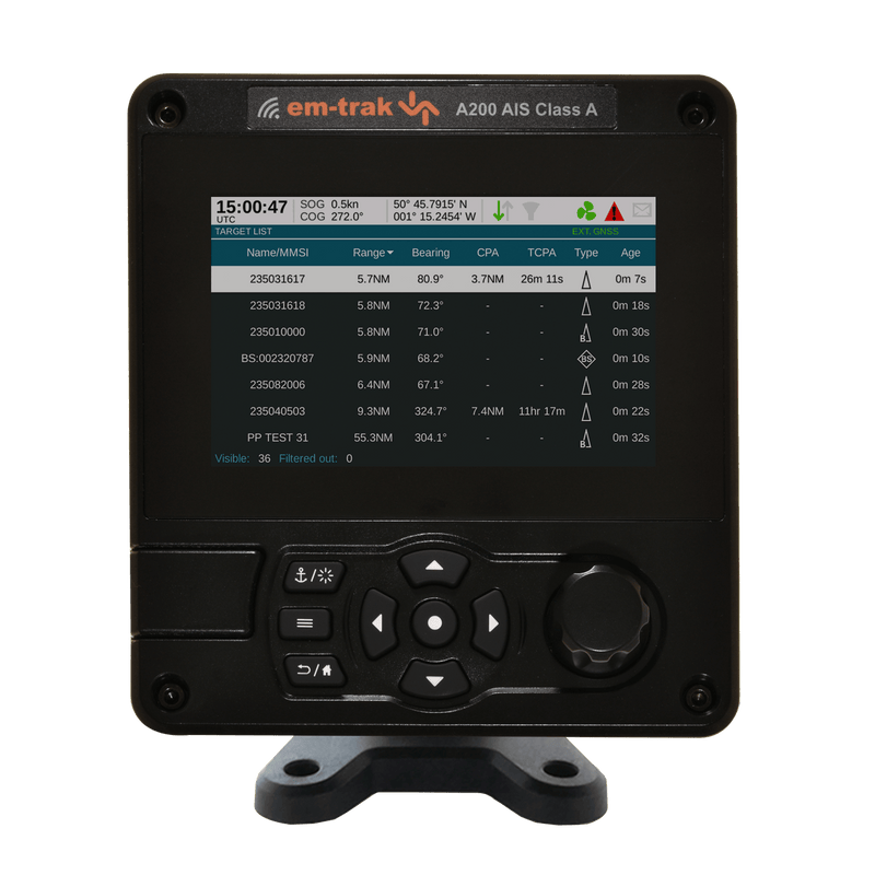 Em Trak A200 Class A AIS