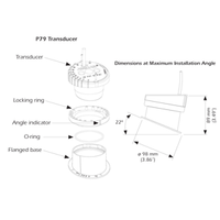 Navico P79 Transducer In Hull 600W