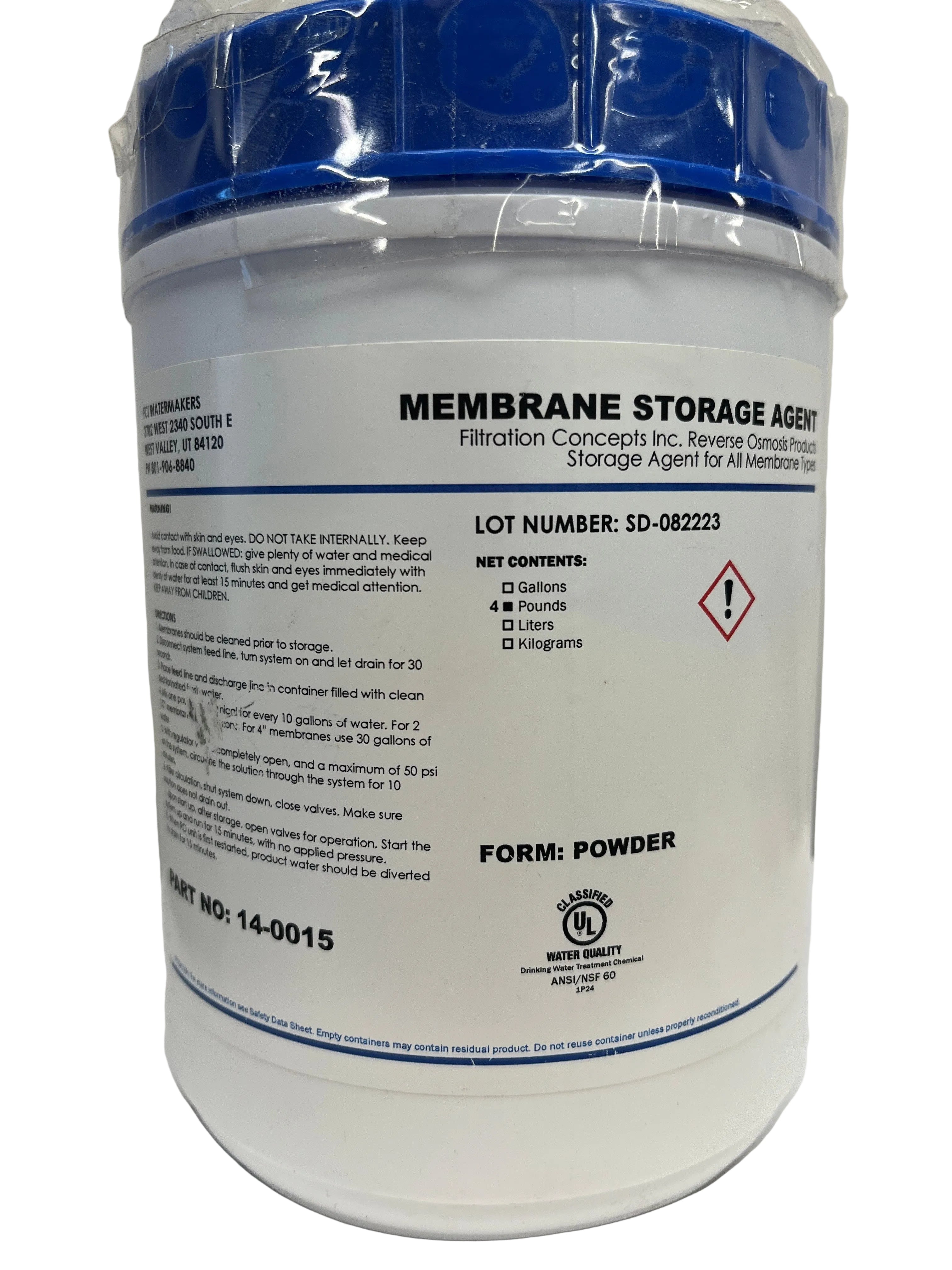 Fci Storage Rats FCI Membrane Storage Solution for Watermakers – Roton