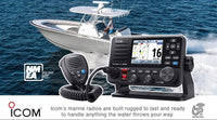 Icom M424G Fixed Mount Marine VHF Radio with Class D DSC