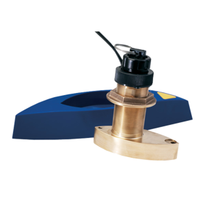 Garmin B744V Transducer, thru-hull, bronze, 0-24 deg, speed/temp, 600W