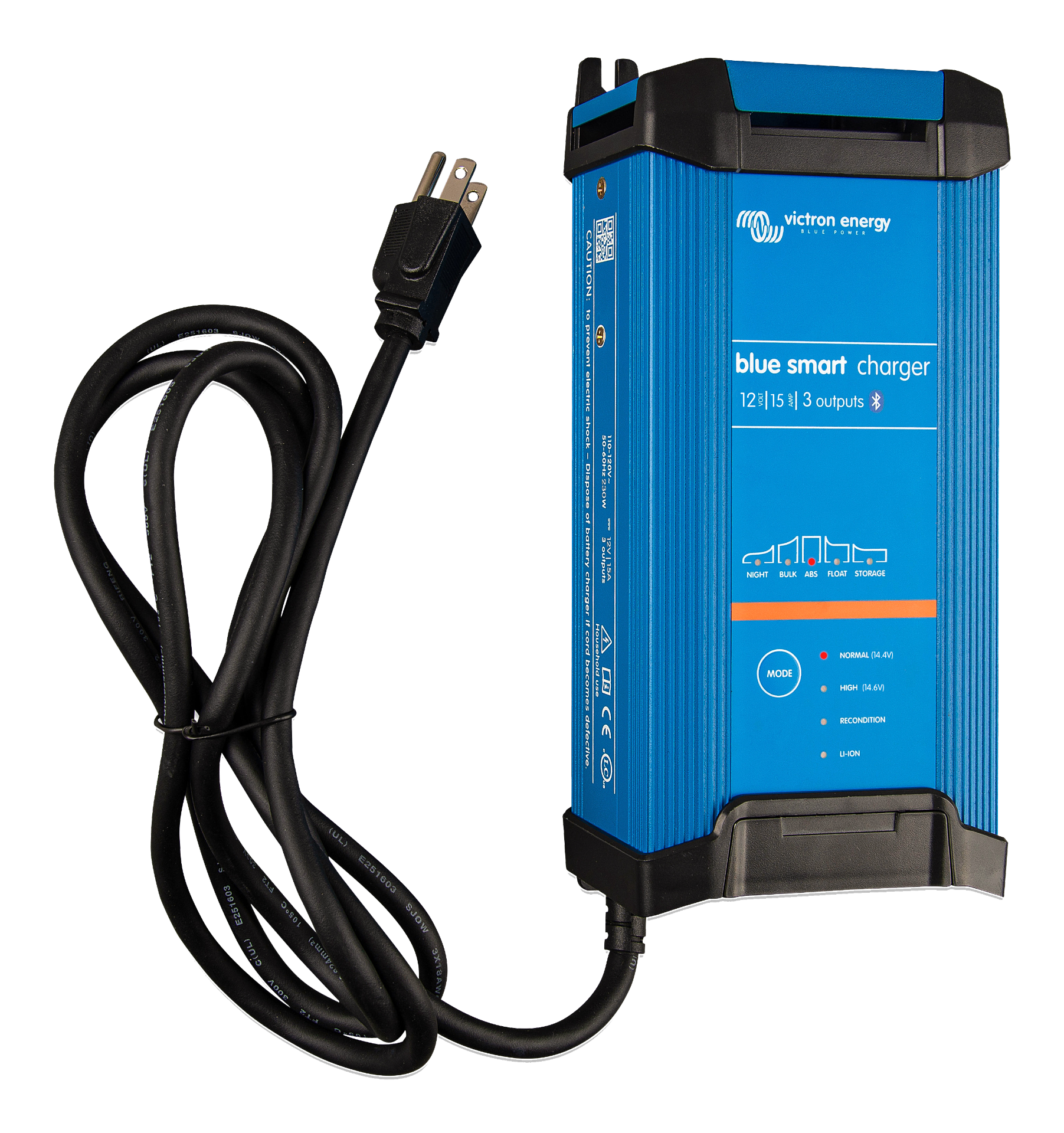 Victron Blue Smart IP22 Battery Charger 12V/15A (3 output)