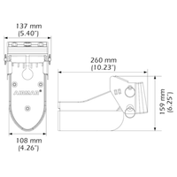 Garmin TM185M Transducer, transom mount, CHIRP, 1000W