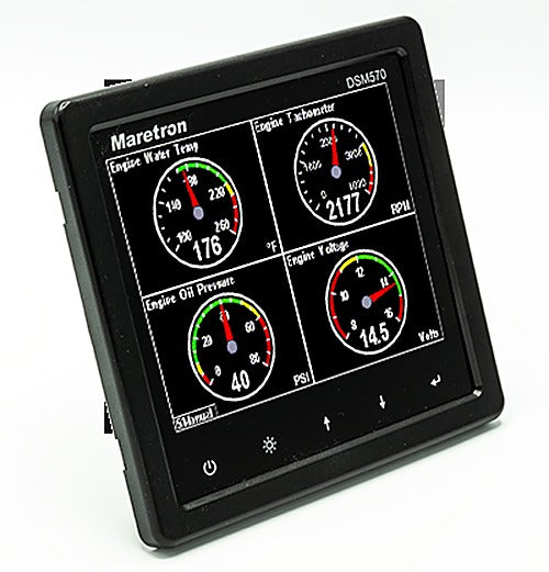 Maretron DSM570-01	5.7" High Bright Color Display Black
