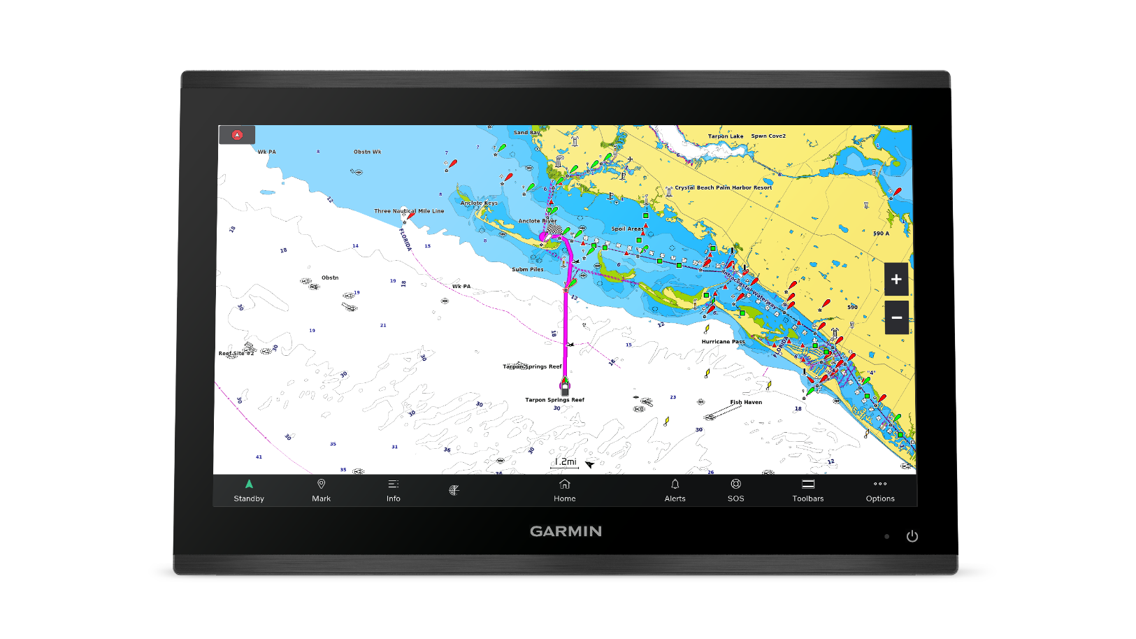 Garmin GPSMap 9219 Chartplotter with  Navionics Charts
