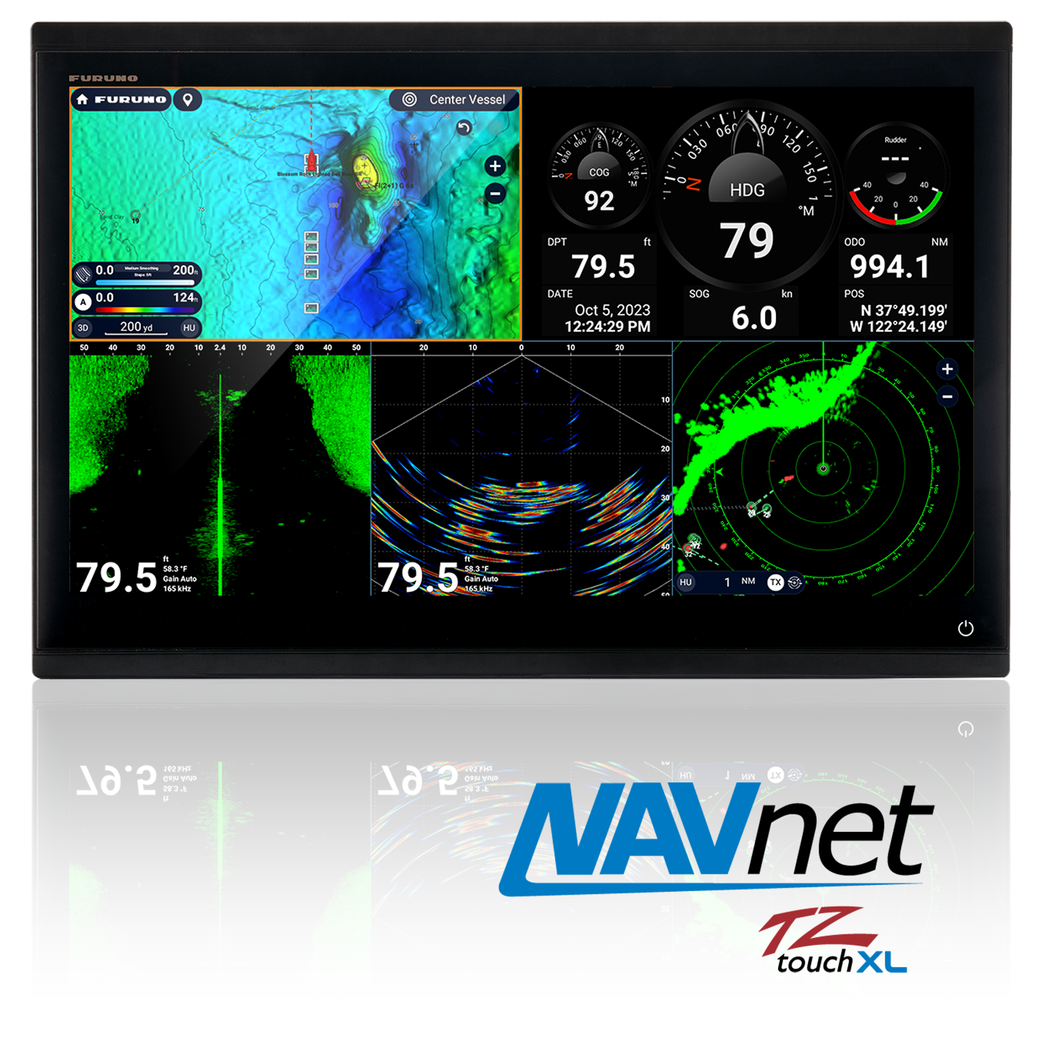 Furuno-tzt22x-22-chartplotter-touchscreen