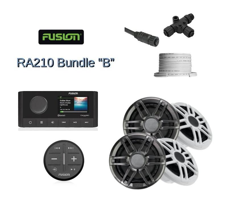 Garmin Fusion RA210 Audio System Bundle "B"