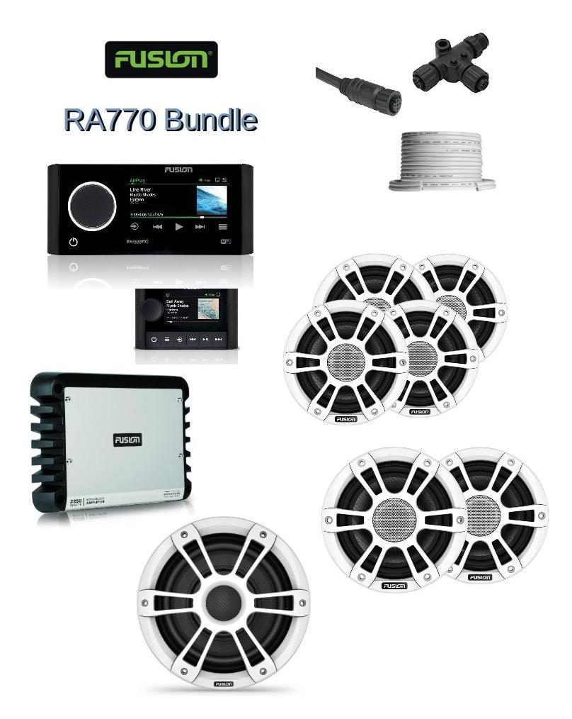 Garmin Fusion RA770 Audio System Bundle