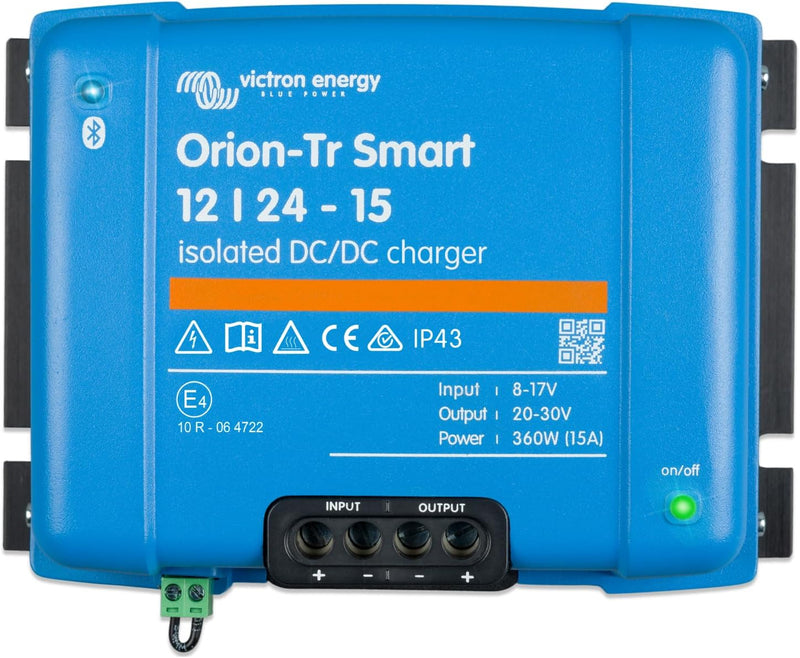 Victron Orion-Tr Smart DC-DC Charger Isolated 12/24-15A (360W)