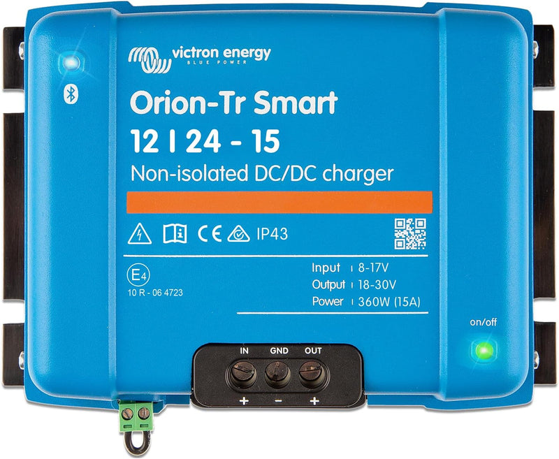 Victron Orion-Tr Smart DC-DC Charger Non-Isolated 12/24-15A (360W)
